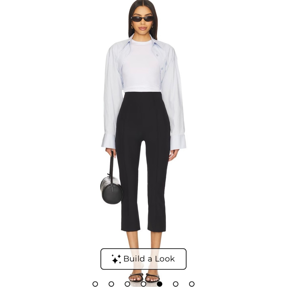 Lovers + Friends Black Cropped Pants